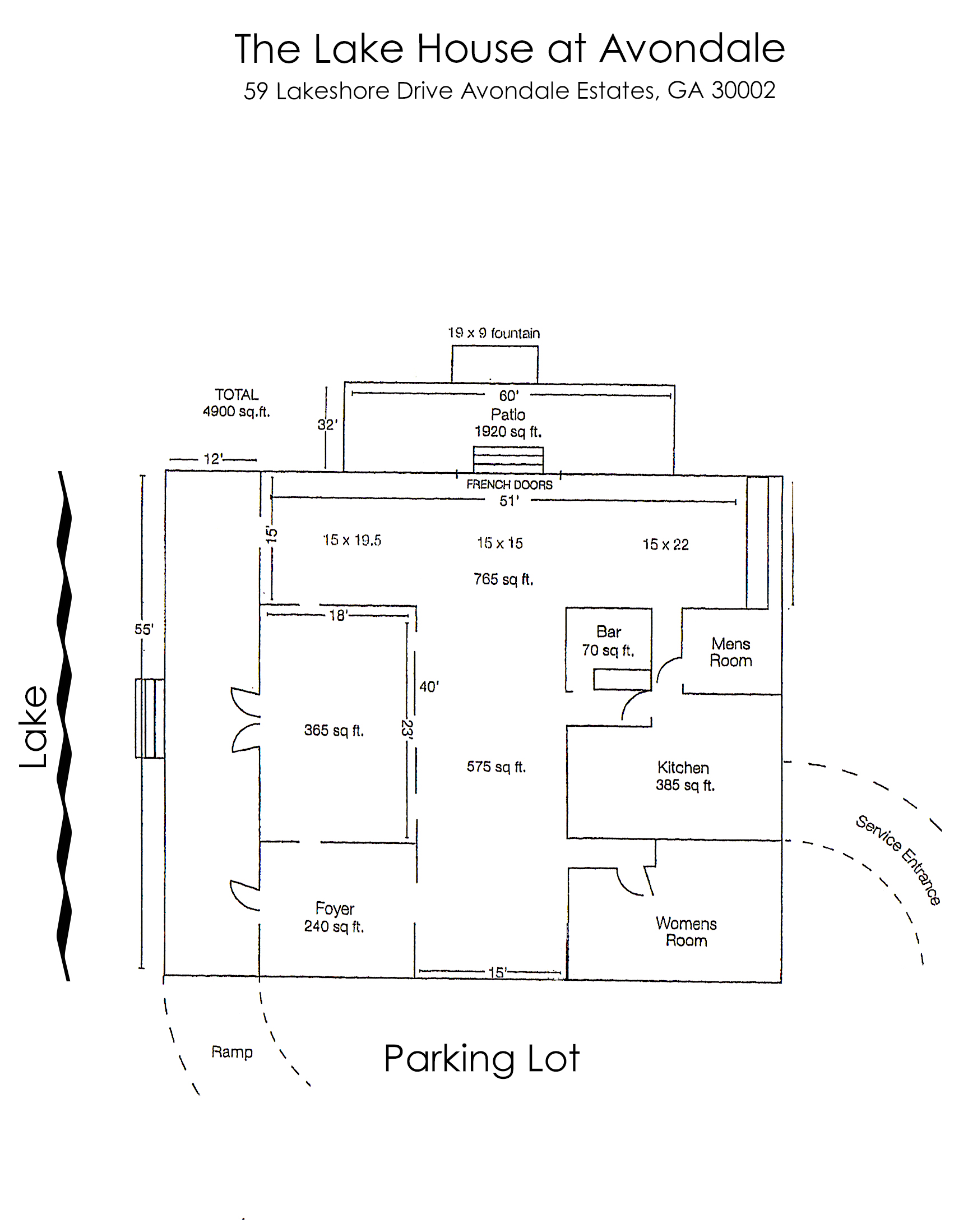 lakehouse floor plan